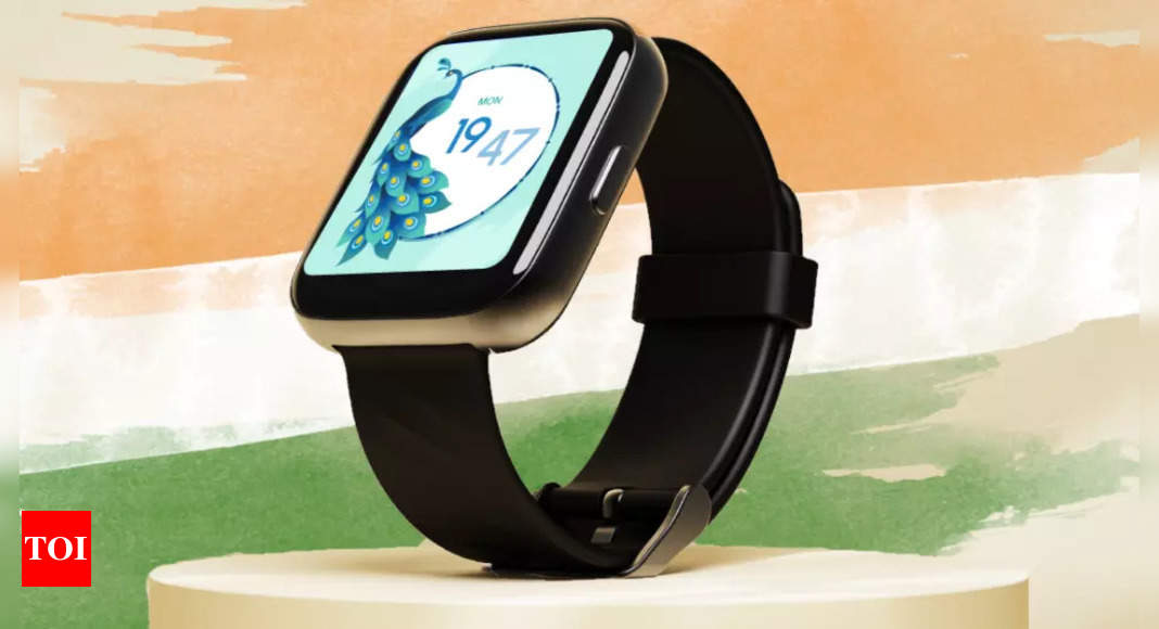 boat:  Boat Wave Pro 47 smartwatch launched with HD display and health trackers – Times of India