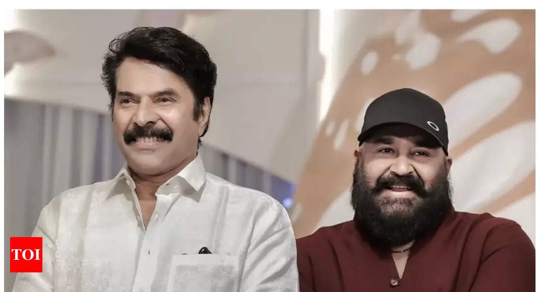 Pic of the day Mammootty and Mohanlals photo together goes viral Malayalam Movie News picture