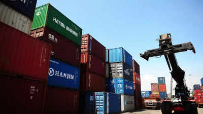 Exports soar by 25% to $34.57 billion in February; trade deficit widens to $20.88 billion