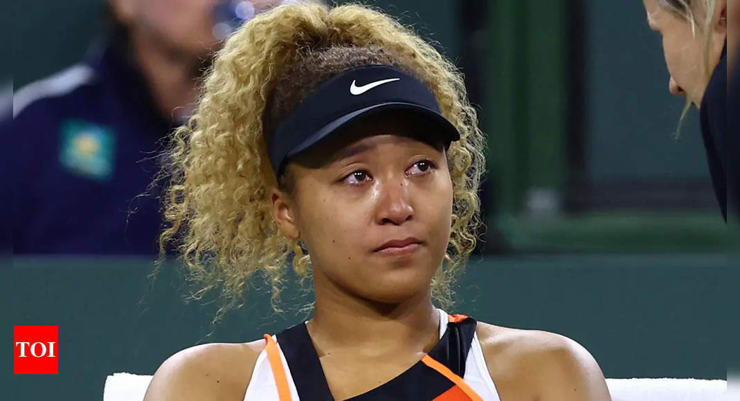 Naomi Osaka speaks to crowd through tears after heckling at Indian