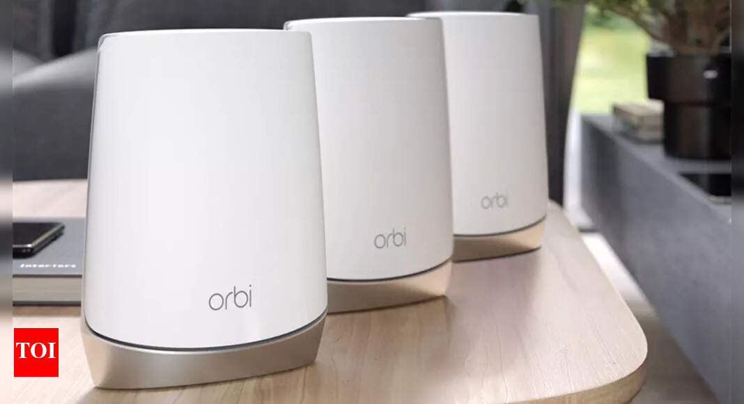 wifi 6 mesh system:  Netgear launches ‘Orbi RBK753’ tri-band Wi-Fi 6 mesh system at Rs 49,499 – Times of India