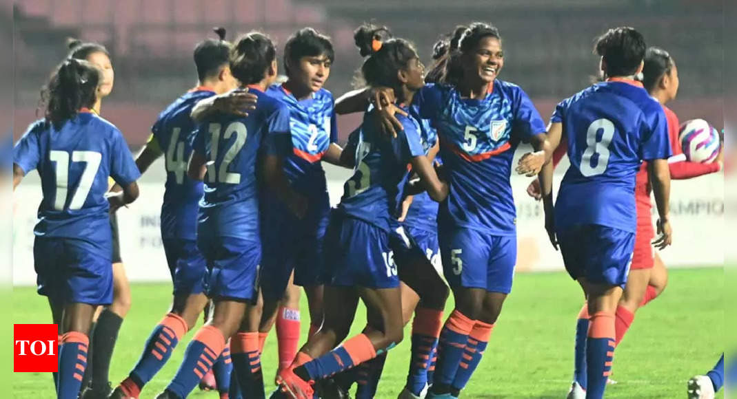 India women start with a bang, beat Nepal 7-0 in SAFF U-18 Championship ...