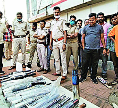 Modified Bike Silencers Seized | Bhubaneswar News - Times of India