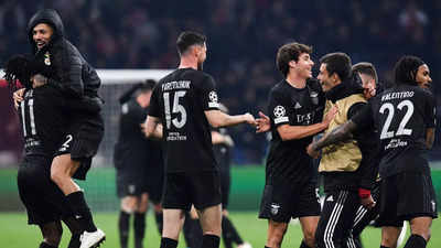 Champions League: Benfica stun Ajax with Darwin Nunez goal to reach quarter-finals