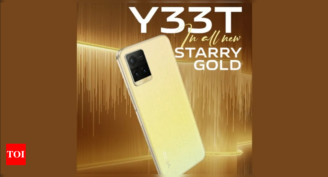 Vivo Y33T gets a new Starry Gold color variant