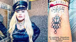 Madonna shares a glimpse of her new tattoo