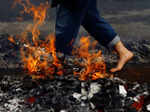 15 images from fire-walking festival in Japan