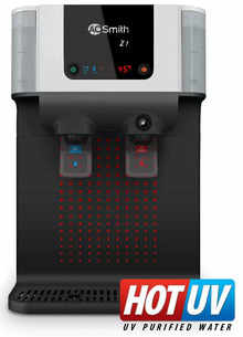 A.O.Smith Z1 UV 10 Litre Wall Mountable , Table UV Black 10 Litre Water Purifier, suitable for less than 200 TDS