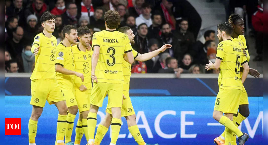 Holders Chelsea beat Lille, through to Champions League quarter-finals | Football News – Times of India