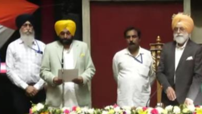 Punjab: Bhagwant Mann, other newly-elected MLAs take oath in assembly