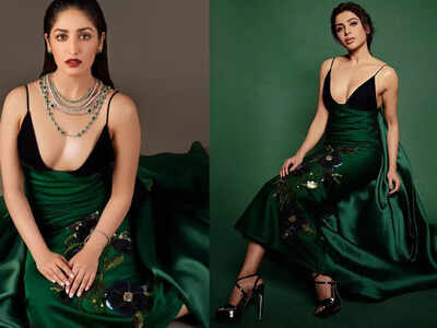 Samantha or Yami Gautam? Who rocked the bold green gown better? | Hindi  Movie News - Times of India
