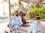 Kareena Kapoor Khan is slaying the beach look in her latest vacation pictures with Jeh and Taimur