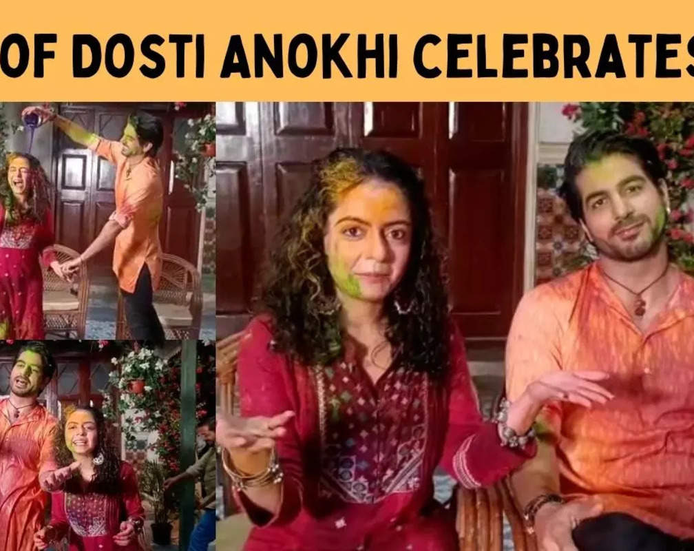 
Dosti Anokhi's Ismeet Kohli, Sahil Phull celebrate Holi, say they love eating Guijiya or fried food
