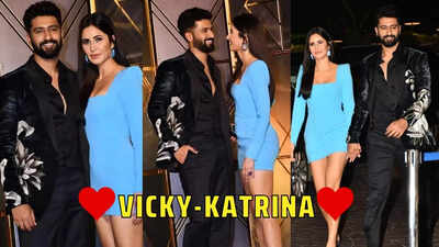 Vicky Kaushal-Katrina Kaif's first red-carpet appearance together after marriage