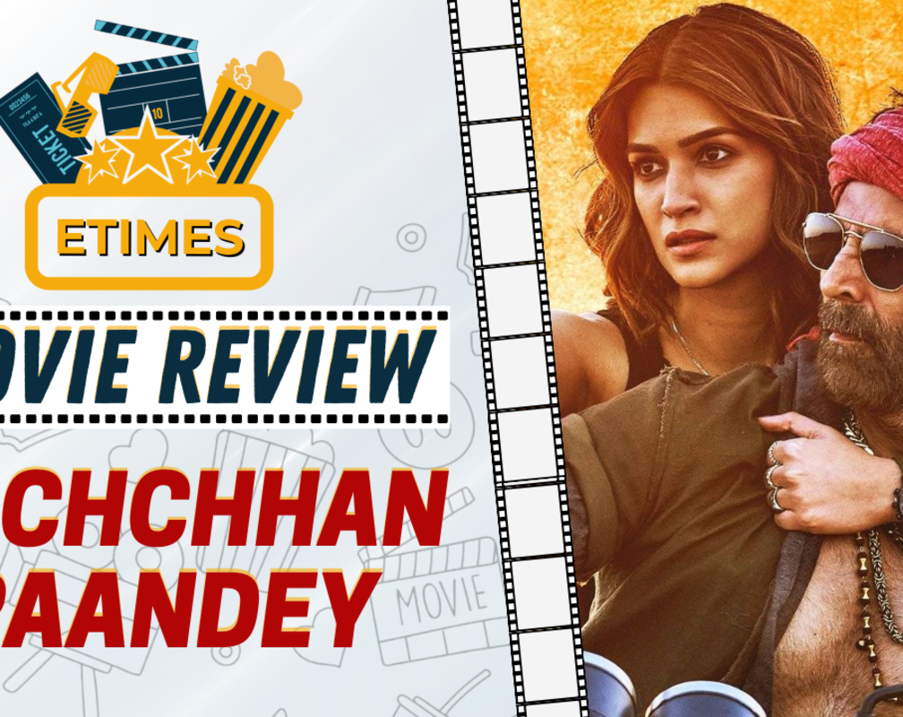 
ETimes Movie Review, Bachchhan Paandey: Akshay Kumar, Kriti Sanon shine in this dark comedy
