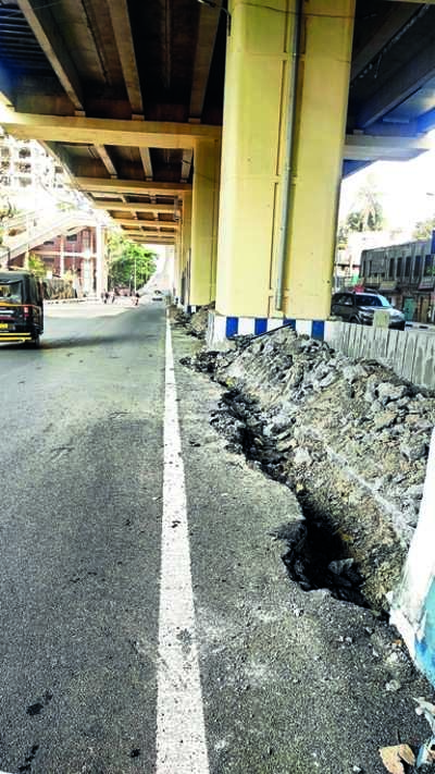 Nal Stop: Road Works Along Nal Stop Flyover To Be Over In 2 Weeks ...