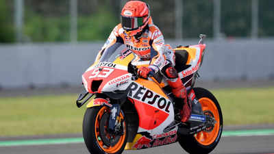 Marc Marquez tops weather-hit third practice for Indonesian MotoGP