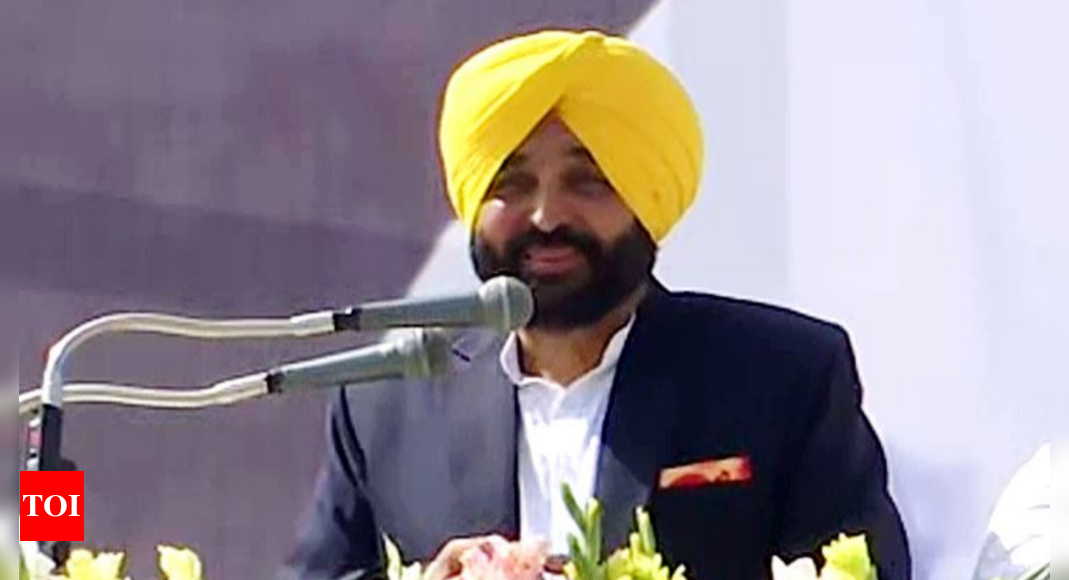 Punjab CM Mann’s 1st decision: Govt to recruit 25,000 | India News – Times of India
