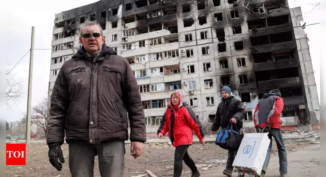 mariupol:  Nearly 40,000 have fled Mariupol in past week – Times of India