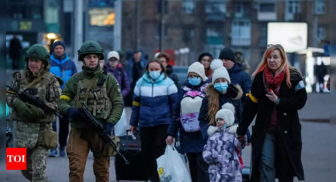 ukraine:  Ten million have fled their homes in Ukraine: UN – Times of India