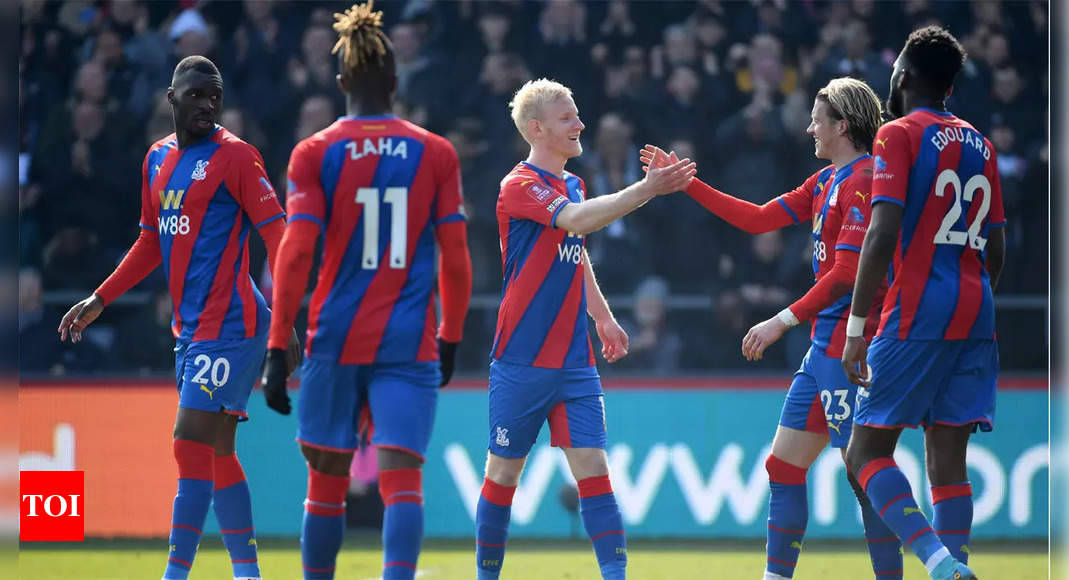 FA Cup: Crystal Palace thrash Everton to reach FA Cup semi-finals | Football News – Times of India