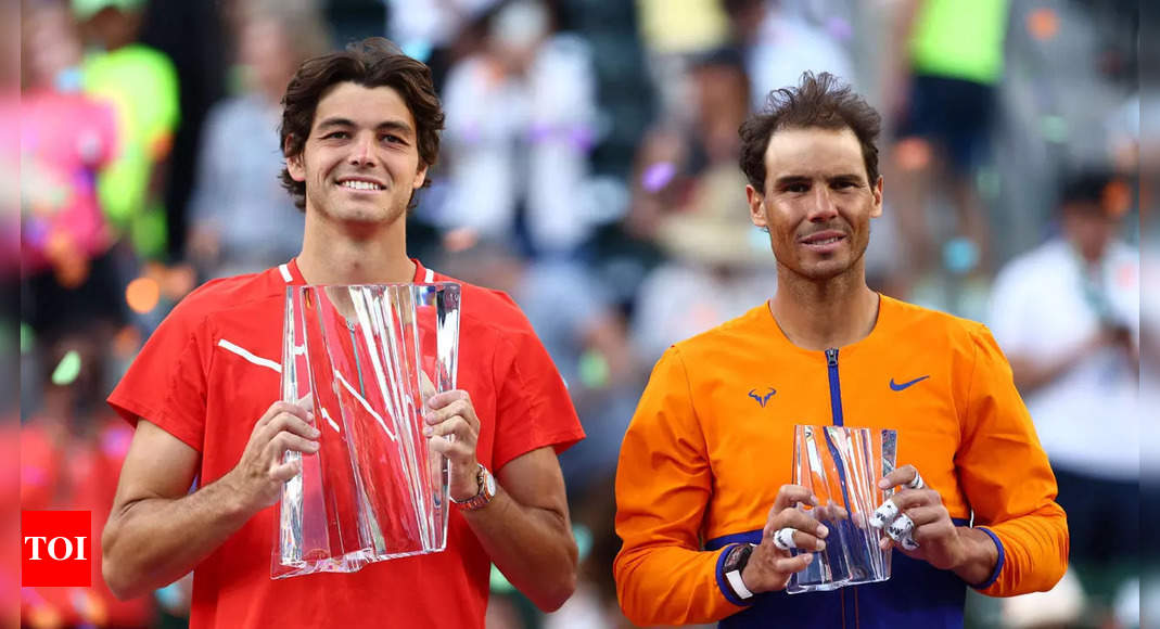Taylor Fritz hands Rafael Nadal first 2022 defeat to lift Indian Wells trophy | Tennis News – Times of India