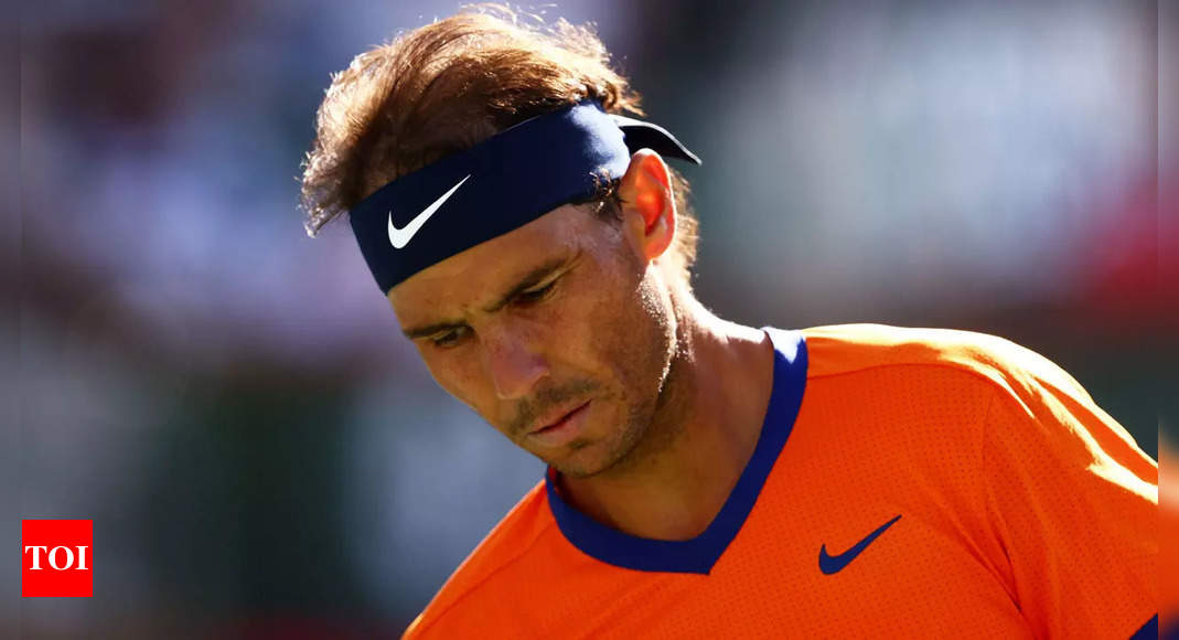 Sad Rafael Nadal contemplates new injury concern as claycourt season looms | Tennis News – Times of India