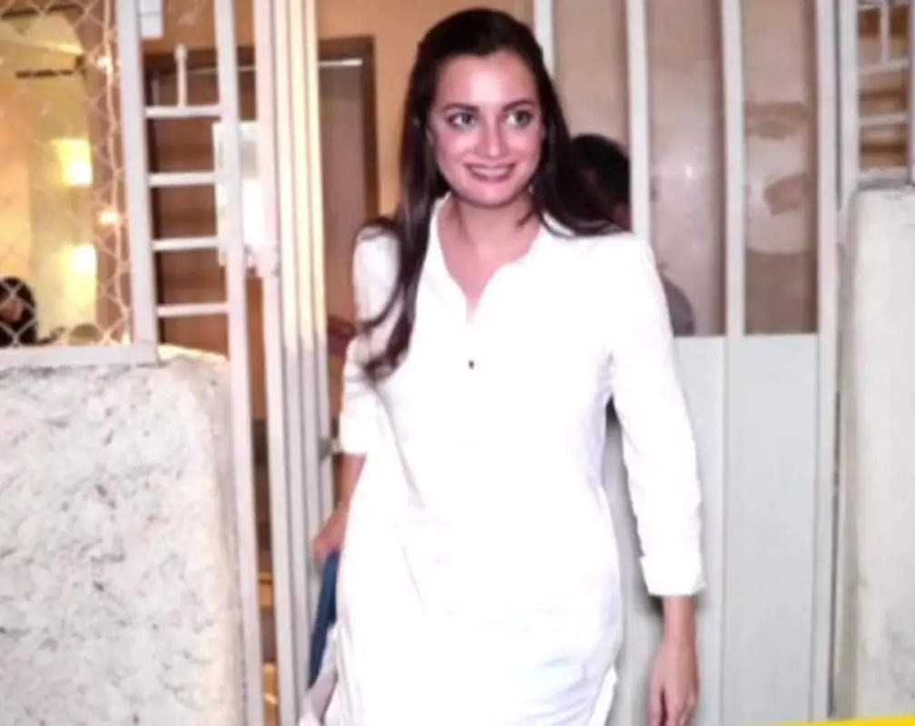 
Twining in white, Dia Mirza goes on binge with hubby
