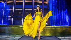 Miss Universe 2021 Harnaaz Kaur Sandhu gets a grand welcome at Mumbai's Fountain of Joy