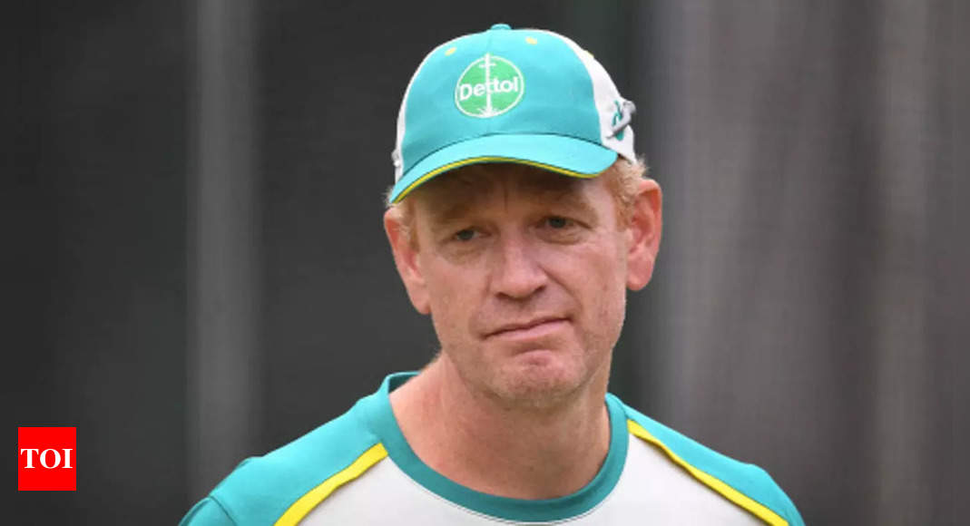 The pitch wasn’t an excuse for us not being able to get over the line in the second Test vs Pakistan: Australia coach Andrew McDonald | Cricket News – Times of India