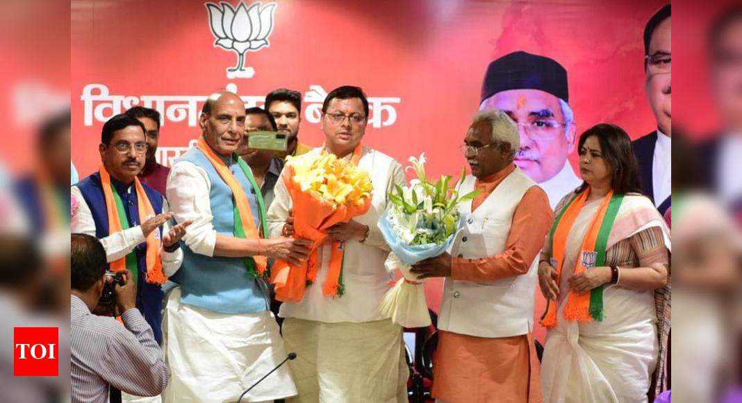 After 11-day Wait, Bjp Opts For Dhami Again As U’khand Cm 