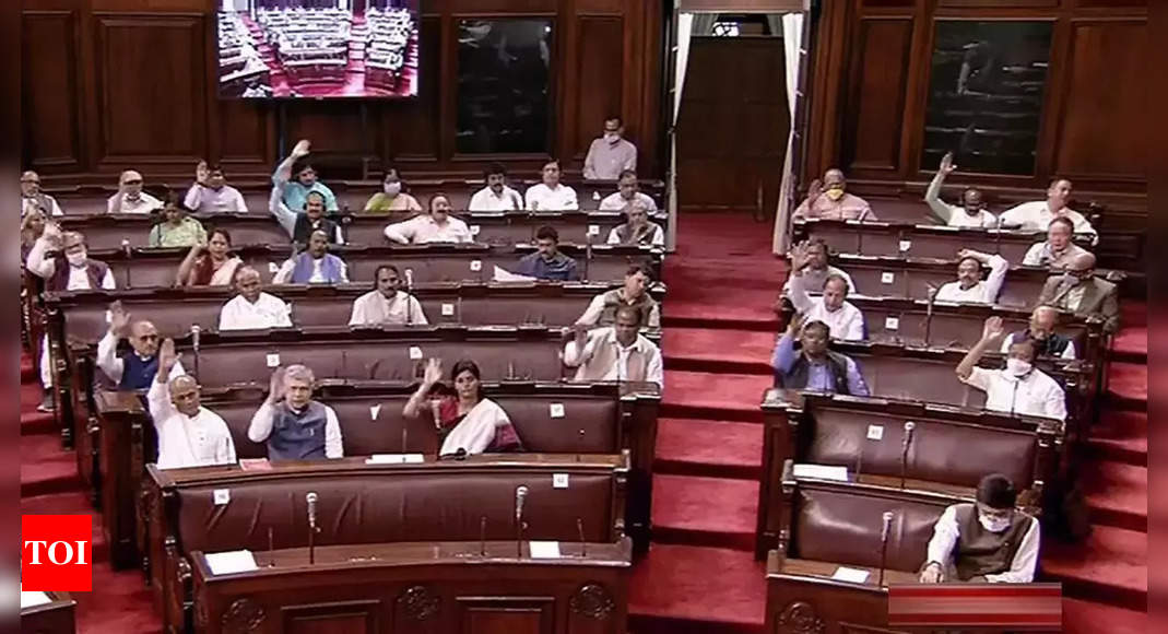 Rajya Sabha Adjourned Till Noon As Opposition Protest Fuel Price Hike