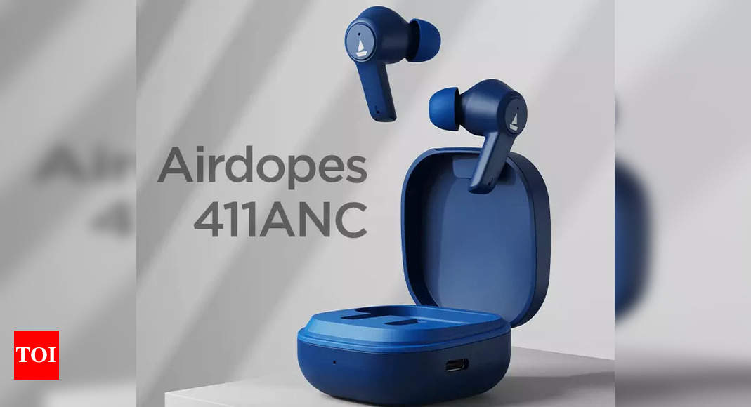 Se lanzan los verdaderos auriculares inalámbricos Boat Airdopes 411 ANC, con un precio de Rs 1999