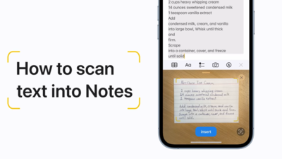 Explained: What is the new Scan Text shortcut Apple iPhone and how you can use it - of India