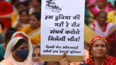 Anganwadi workers' union vows to boycott BJP, AAP in Delhi municipal elections