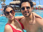 Tera Yaar Hoon Main actor Ssudeep Sahir and wife Anantica holiday in US