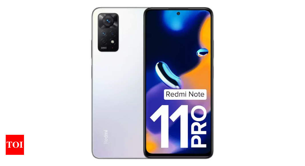 redmi note:  Redmi Note 11 Pro 5G goes on sale in India: Price, offers and more – Times of India