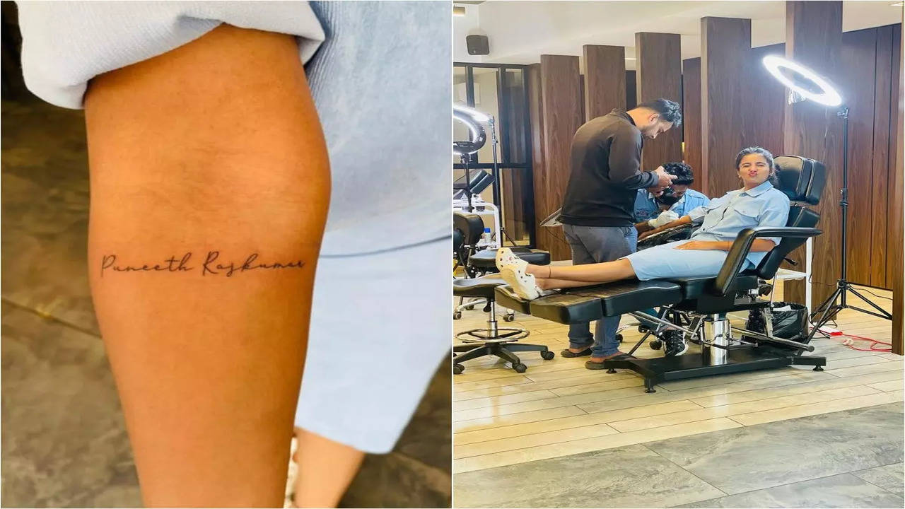 Puneeth Rajkumar's Brother Raghavendra Pays Tribute to Late Actor With  Special Tattoo (View Pic) | 🎥 LatestLY