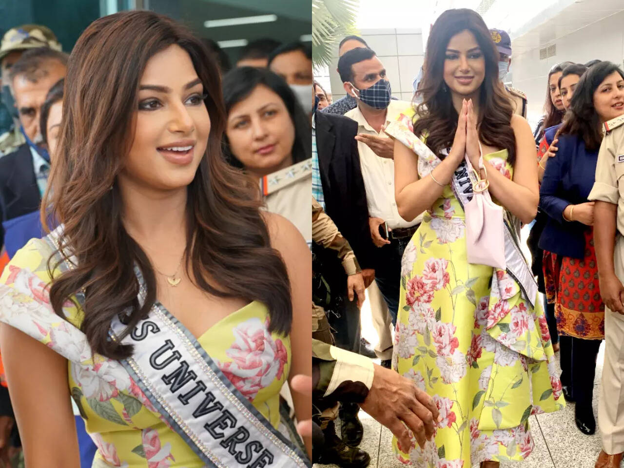 Miss Universe 2021 Harnaaz Sandhu shows how to rock a floral dress in  summer - Times of India