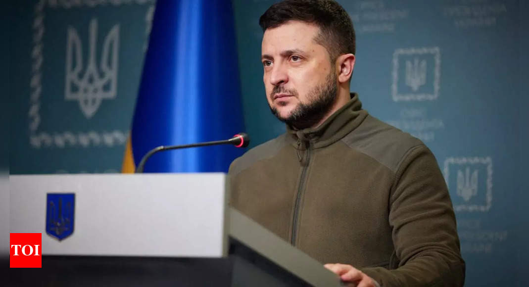 Zelenskyy calls for worldwide protests against Russia’s war – Times of India