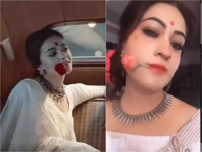 Anikha Sindhya replicates Alia Bhat's look from 'Gangubai Kathiawadi'