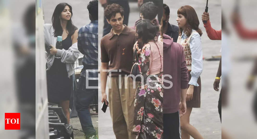 Scoop! First photos of Suhana Khan, Agastya Nanda, Khushi Kapoor and Jahaan Kapoor from Zoya Akhtar’s ‘The Archies’ set – Times of India