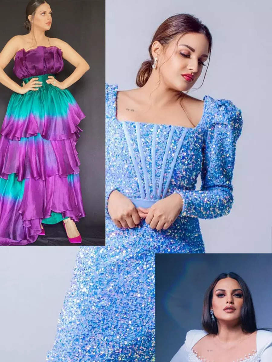 Himanshi Khuranas Top Gorgeous Gown Looks Times Of India 