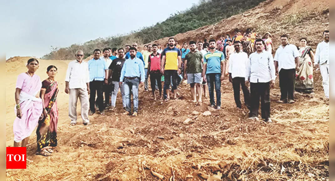 Locals Protest Flattening Of Hill For Reservoir In Vasai Village