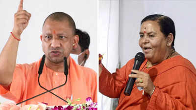 Tale of two BJP monk-CMs - Yogi Adityanath and Uma Bharti