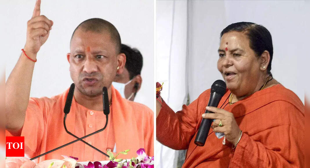 Tale of two BJP monk-CMs - Yogi & Uma Bharti