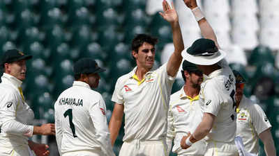 3rd Test, Day 5: Pat Cummins and Nathan Lyon put Australia on course for series-clinching win