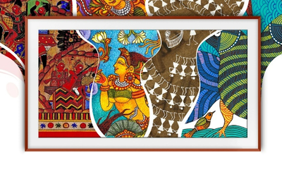 Samsung Frame TV brings the colours and vibrance of Madhubani paintings to your living room