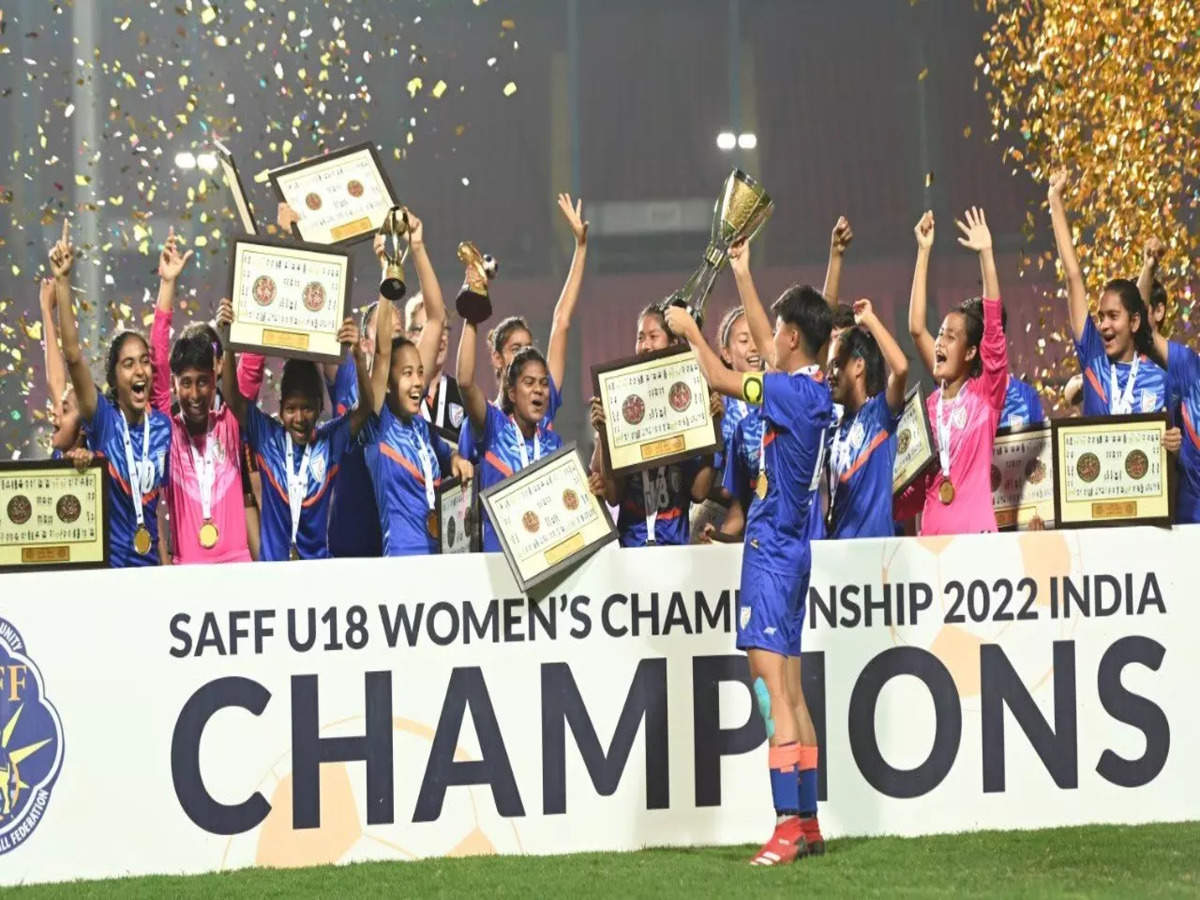 Đội tuyển bóng đá Ấn Độ giành chức vô địch giải vô địch bóng đá nữ U-18 SAFF 2022