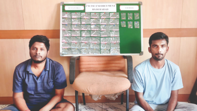 Biggest single seizure of MDMA in Hyderabad; 2 arrested